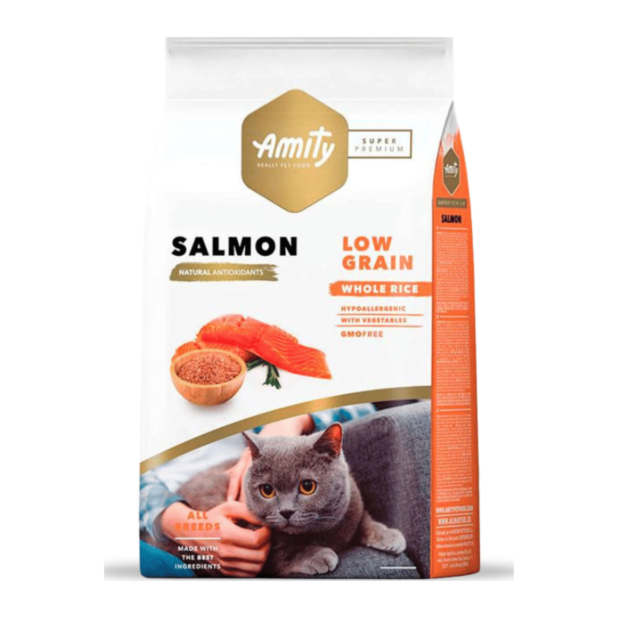 Amity Amity SP Low Grain Salmon Adult Cat